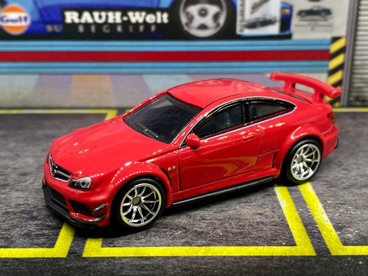 Hotwheels Premium Mercedes Benz C63 AMG Coupe Black Series