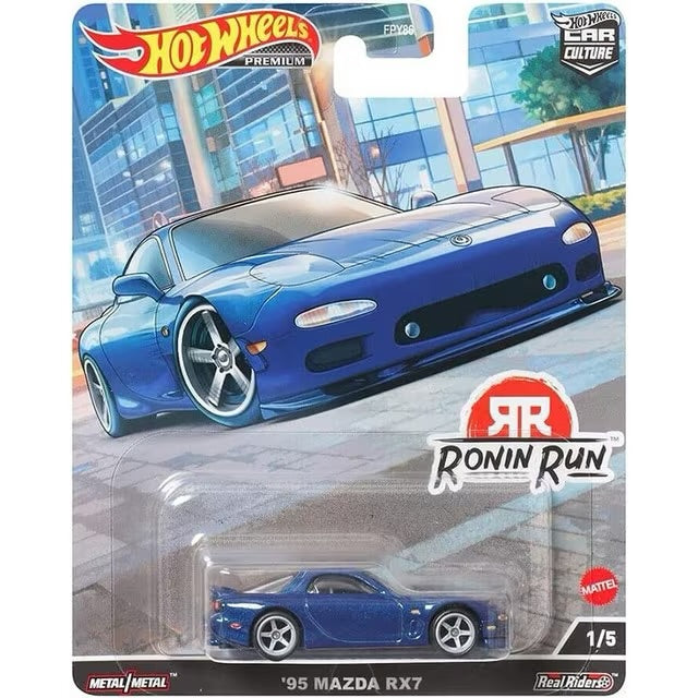 Hotwheels Car Culture Ronin Run '95 Mazda RX7