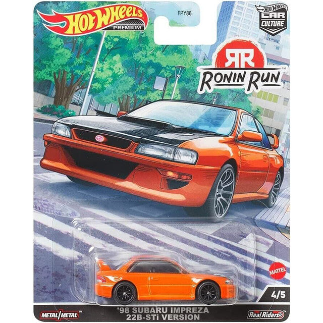 Hotwheels Car Culture Ronin Run '98 Subaru Impreza 22B-STI Version